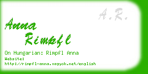anna rimpfl business card